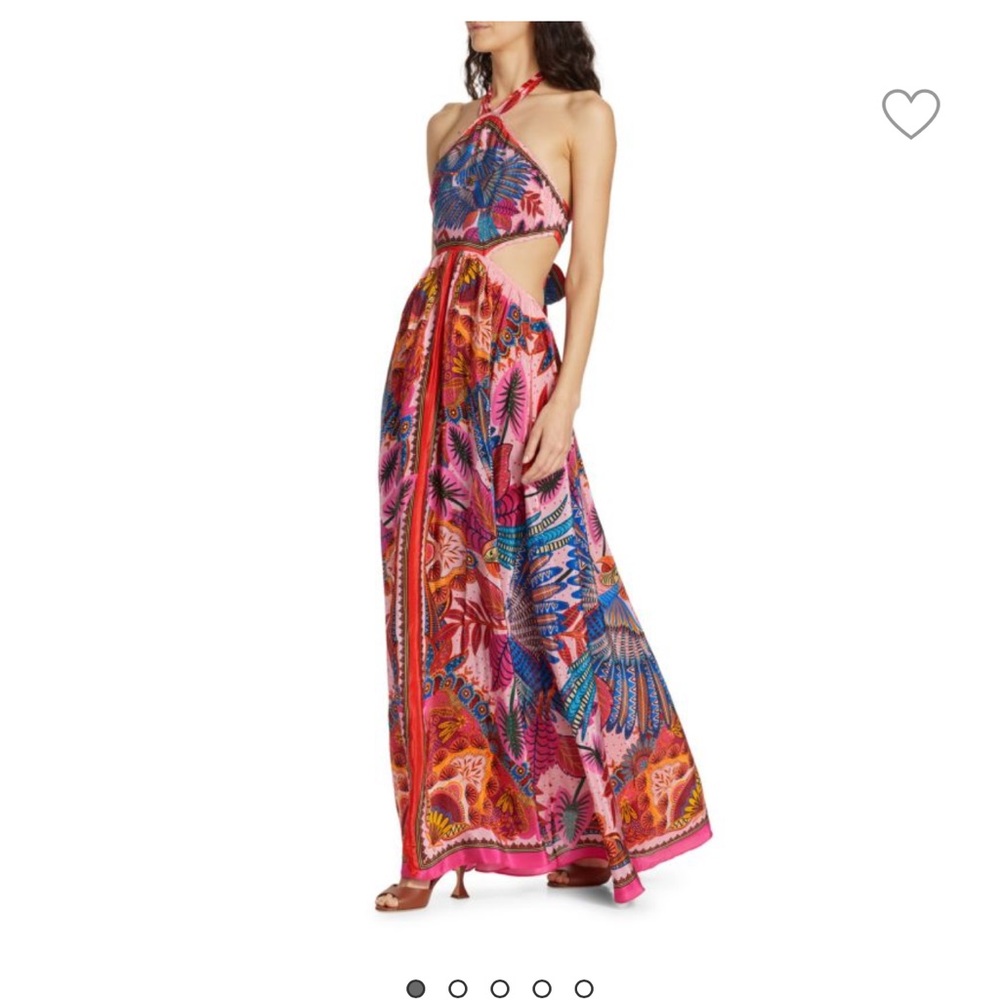 Farm Rio Macaw Scarf Maxi Dress - Picture 2 of 4